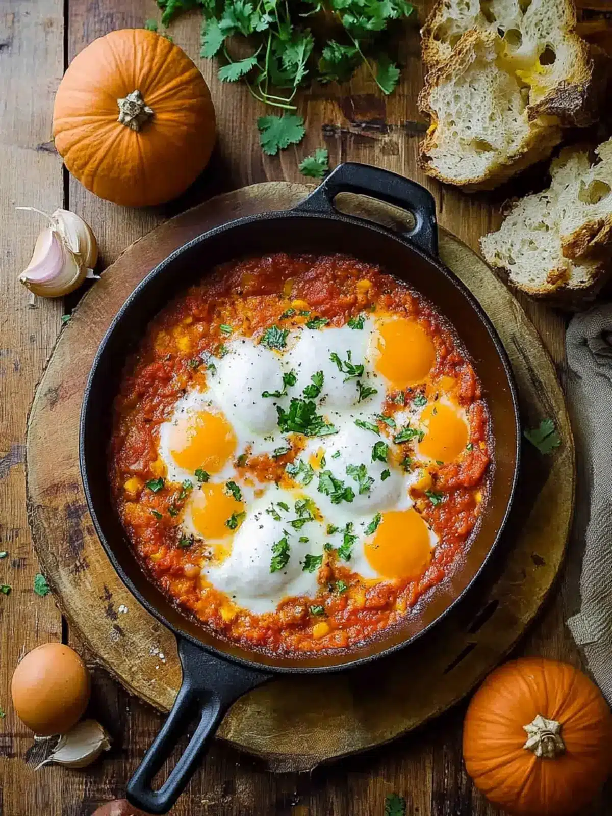 Savory Pumpkin Shakshuka: A Cozy Twist on Breakfast Classics 2 Pumpkin Shakshuka
