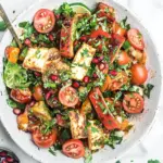Flavor-Packed Paneer, Tomato & Pomegranate Salad Delight 6 Paneer, Tomato & Pomegranate Salad