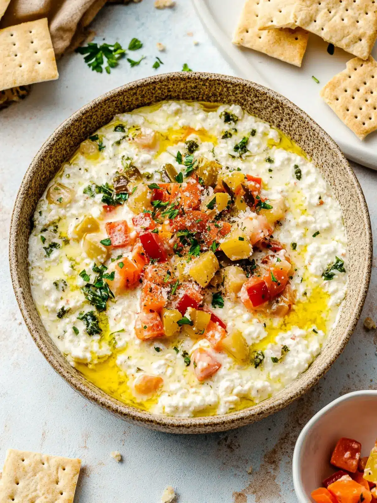 High Protein Cottage Cheese Giardiniera Dip for Any Occasion 3 High Protein Cottage Cheese Giardiniera Dip