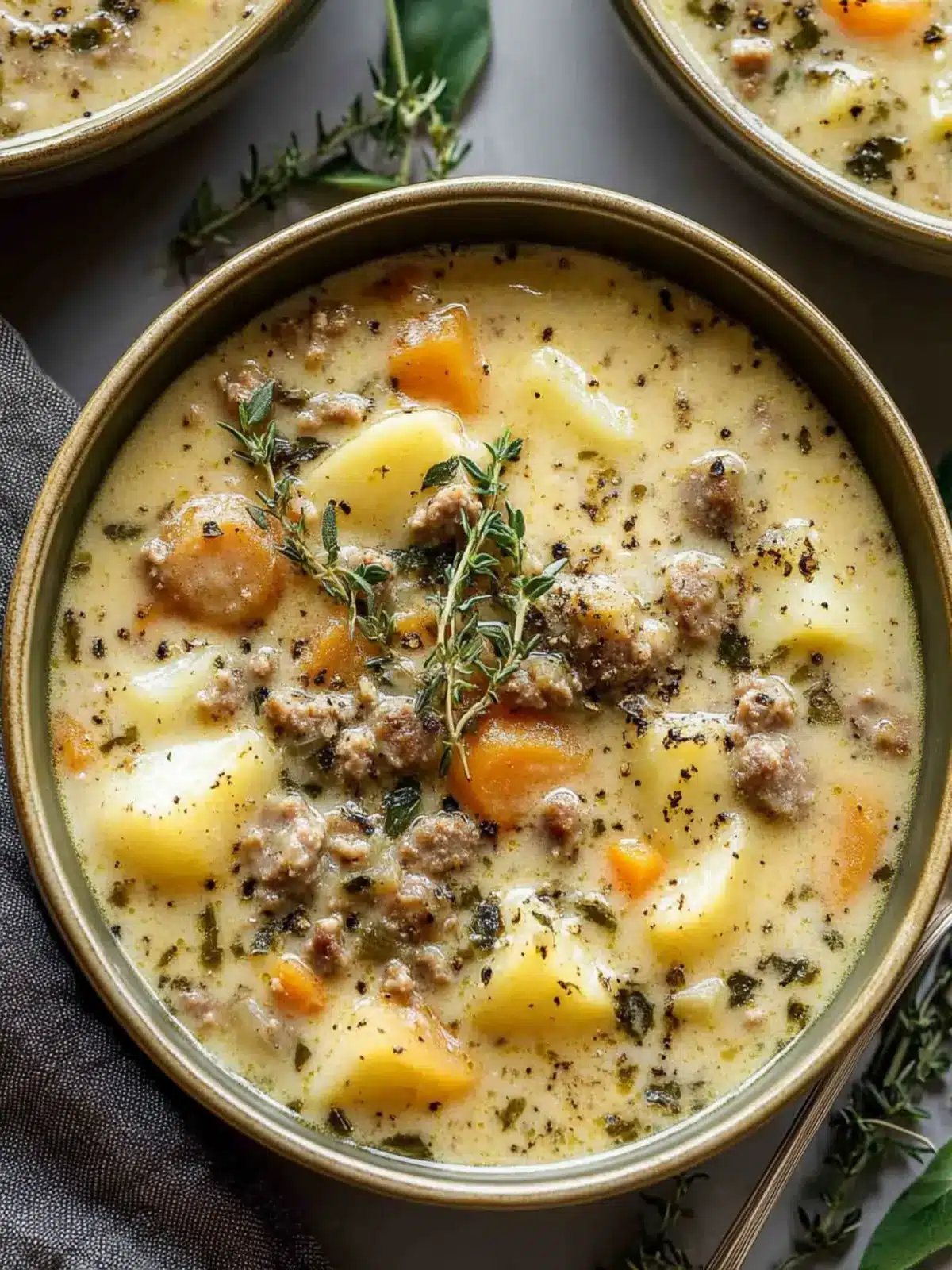 Creamy Potato and Sausage Chowder That's Pure Comfort 2 Potato and Sausage Chowder