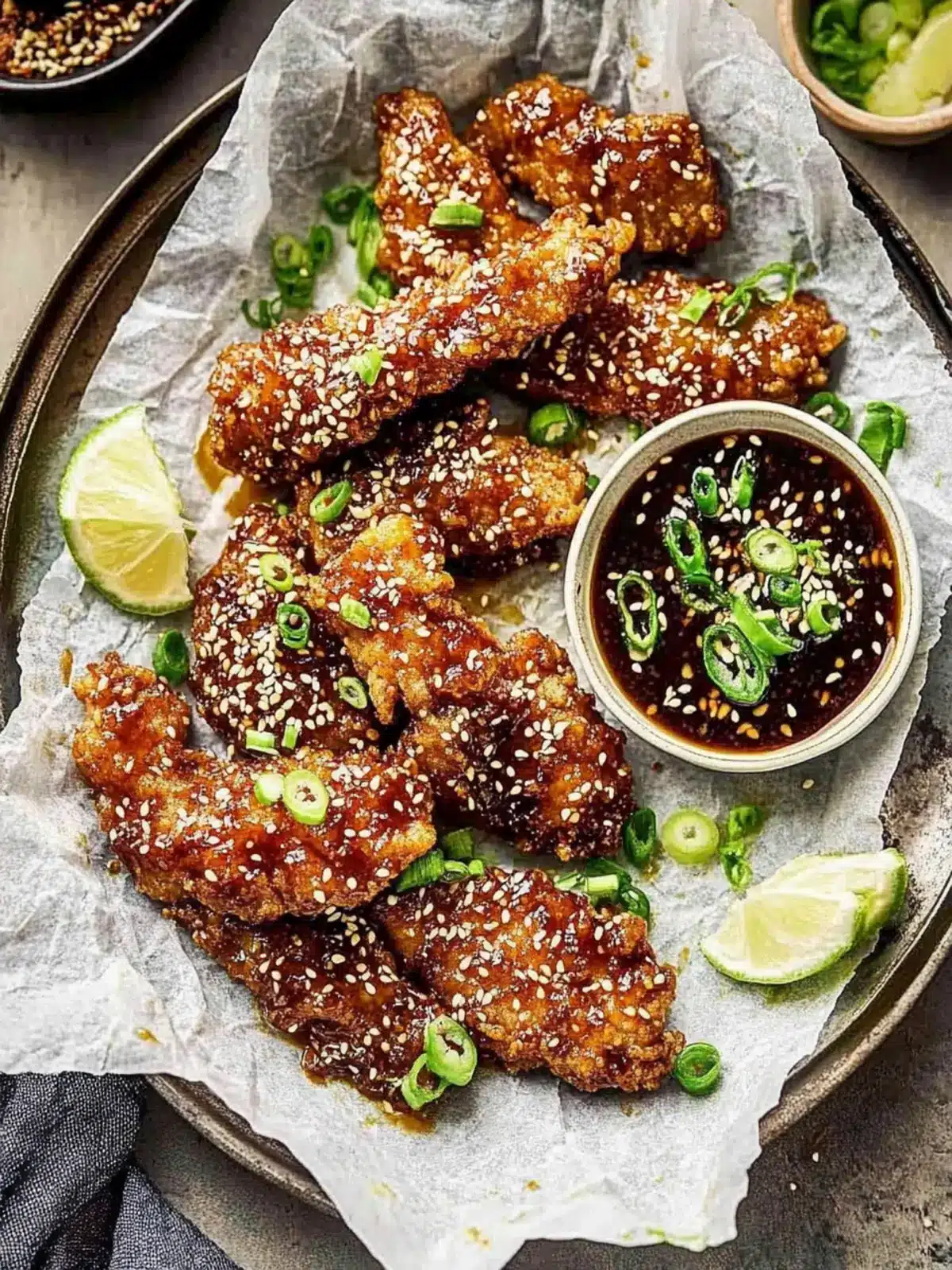 Crispy Sesame Chicken with Sesame Sauce You’ll Crave Every Time 3 Crispy Sesame Chicken with Sesame Sauce