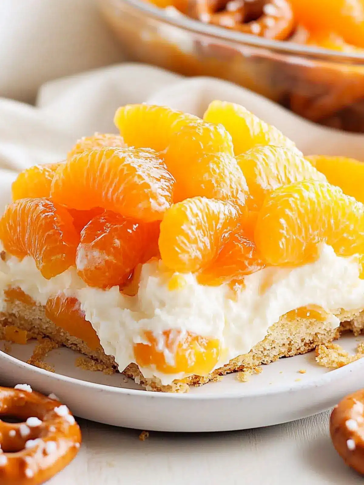 Delicious Mandarin Orange Pretzel Salad for a Sweet Surprise 4 Mandarin Orange Pretzel Salad