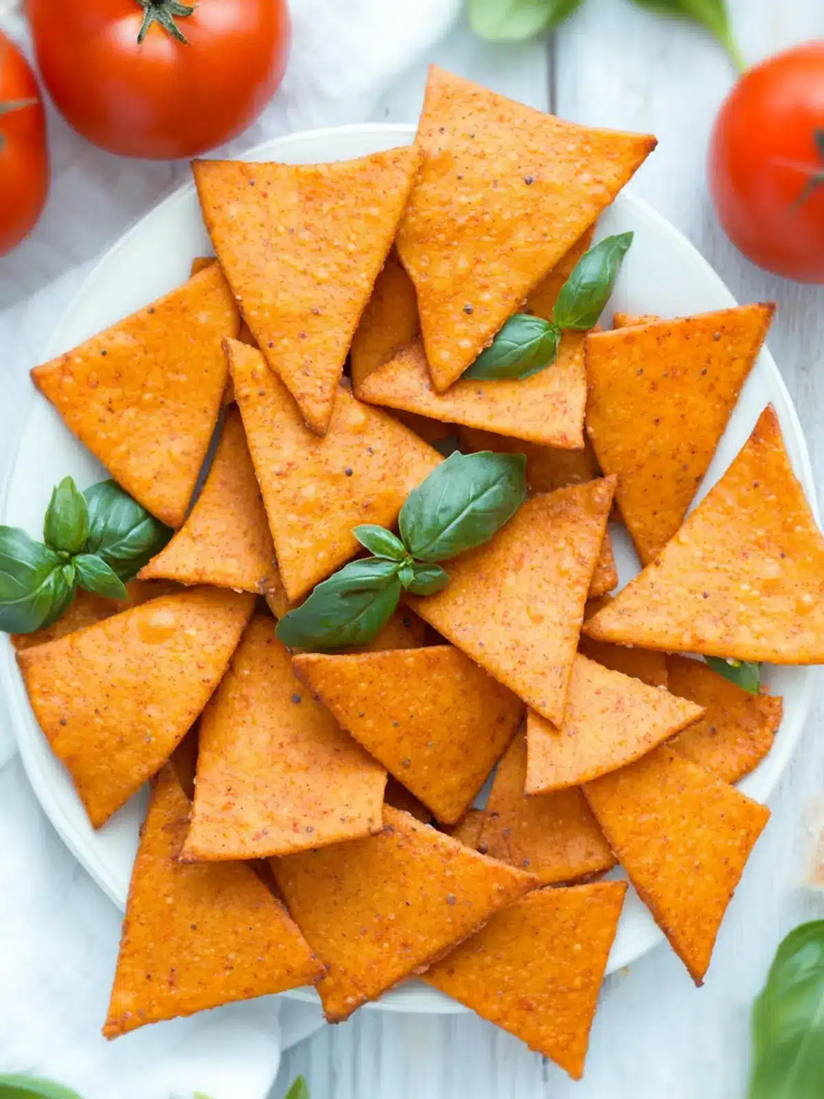 Crispy Tomato and Basil Lentil Chips for Guilt-Free Snacking 5 Tomato and Basil Lentil Chips