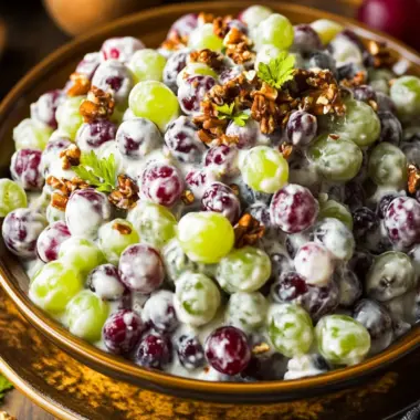 Delicious Creamy Grape Salad That Everyone Will Love 9 Creamy Grape Salad