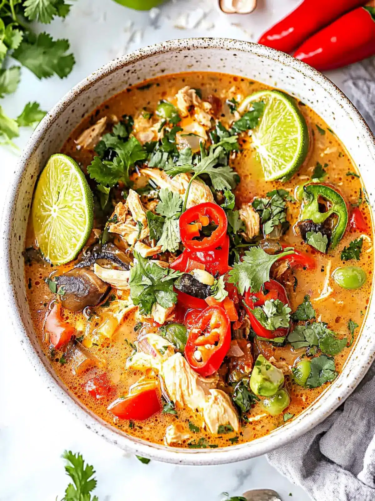 Delicious Coconut Cilantro Chicken Soup Ready in 20 Minutes 5 Coconut Cilantro Chicken Soup