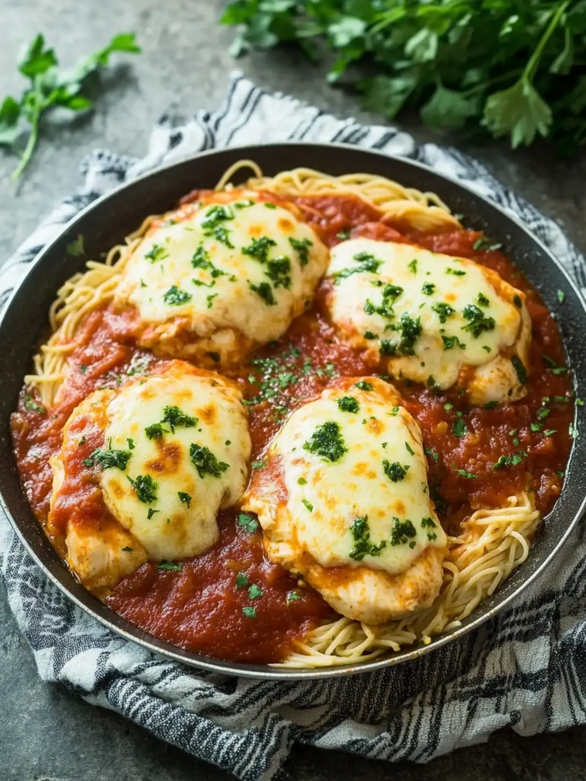 Savory Mozzarella Chicken Skillet in Just 15 Minutes! 3 Mozzarella Chicken Skillet