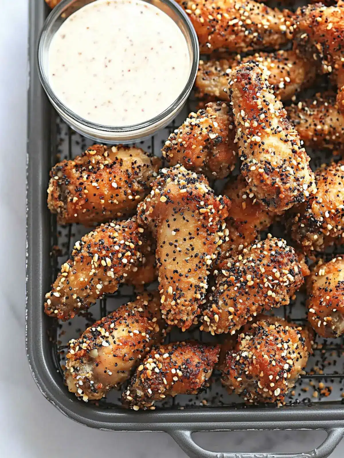 Bagel Crispy Baked Chicken Wings for Your Game Day Feast 5 Bagel Crispy Baked Chicken Wings