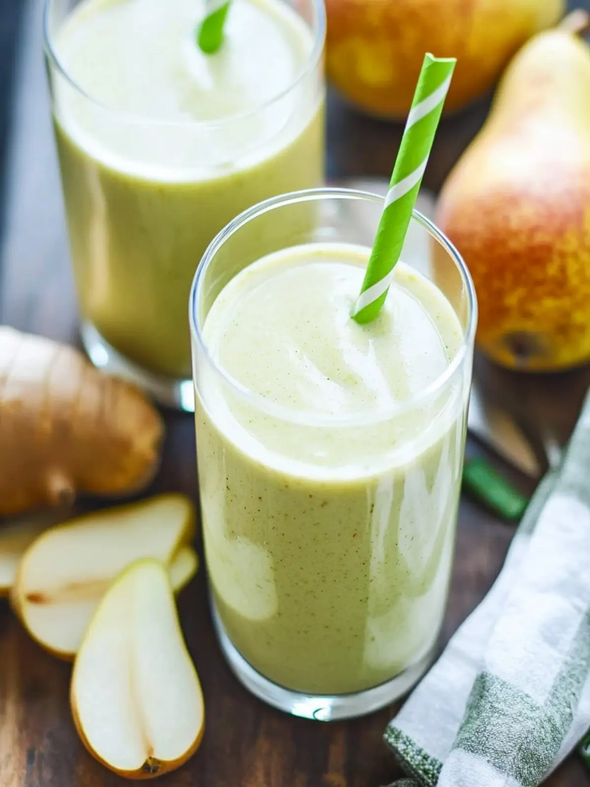 Delicious Pear Ginger Smoothie for an Energizing Boost 5 Pear Ginger Smoothie