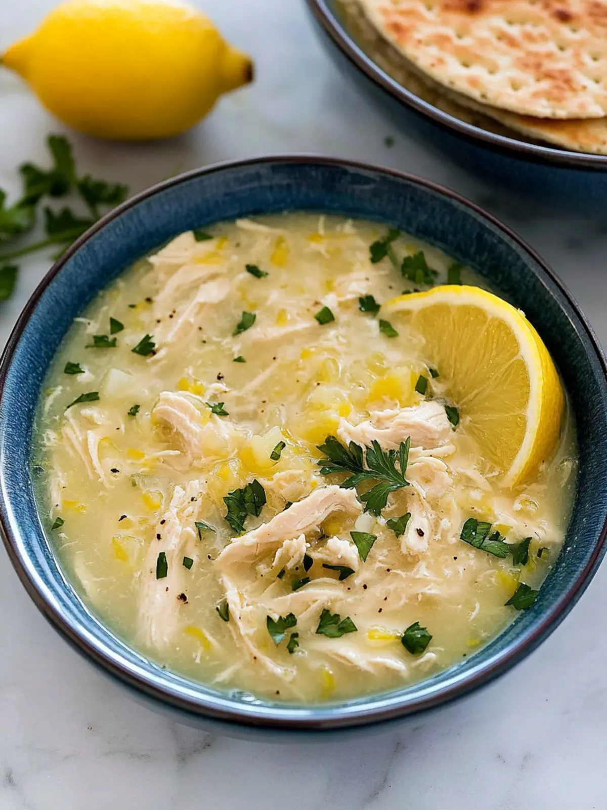 Greek Lemon Chicken Soup to Brighten Your Day! 2 Greek Lemon Chicken Soup