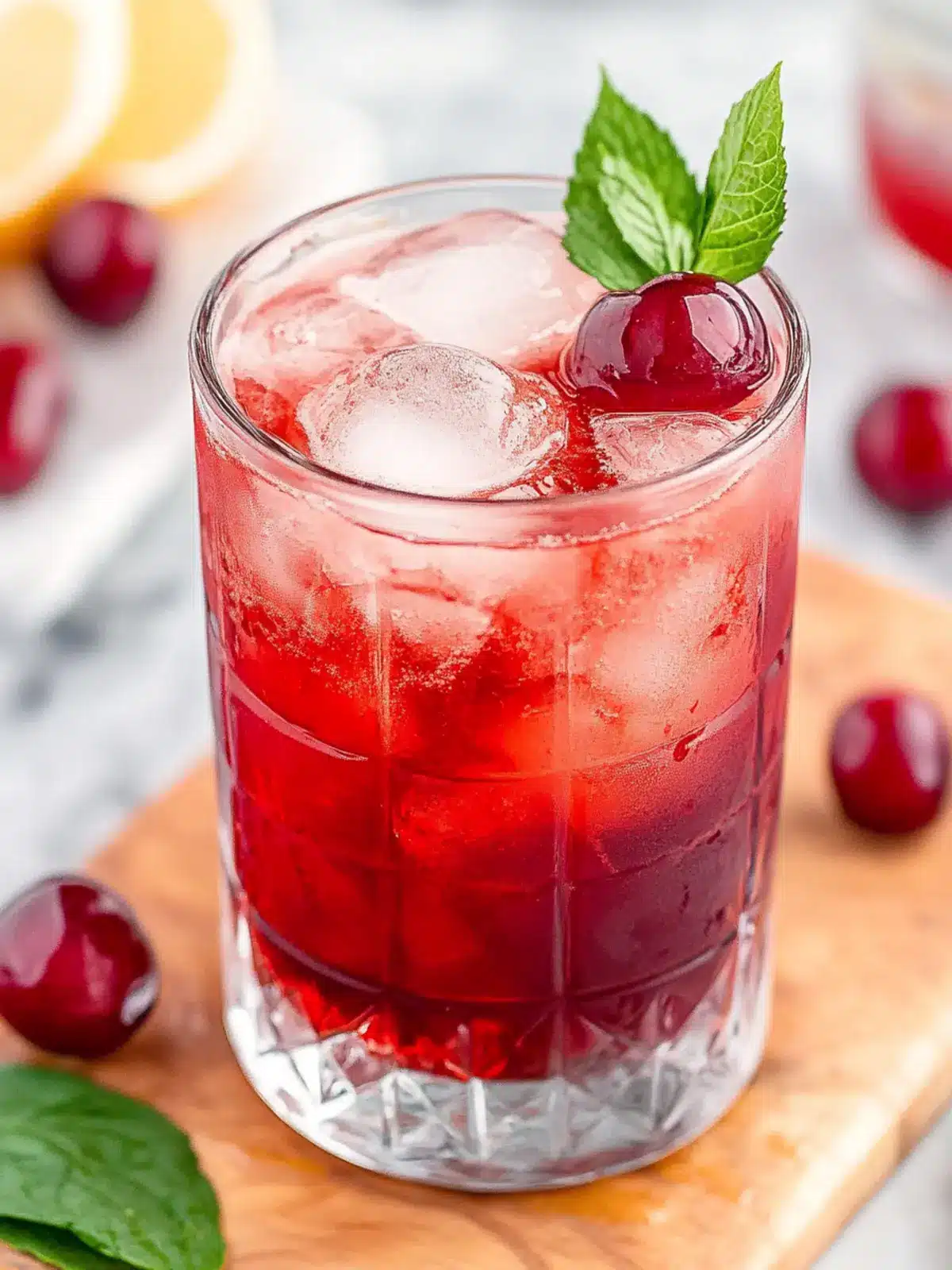 Cherry Bomb Mocktail: Refreshing Twist for Your Gatherings 2 Cherry Bomb Mocktail