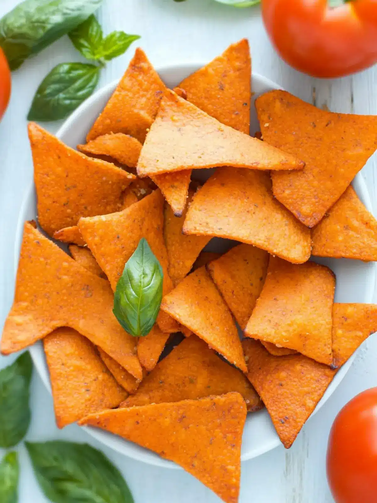 Crispy Tomato and Basil Lentil Chips for Guilt-Free Snacking 3 Tomato and Basil Lentil Chips