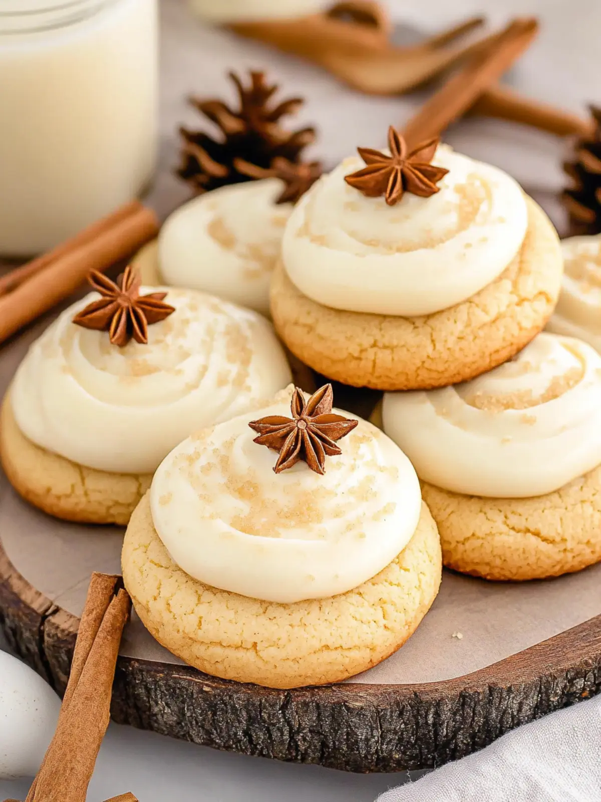 Eggnog Cookies with Eggnog Frosting for the Dreamy Holidays 2 Eggnog Cookies with Eggnog Frosting