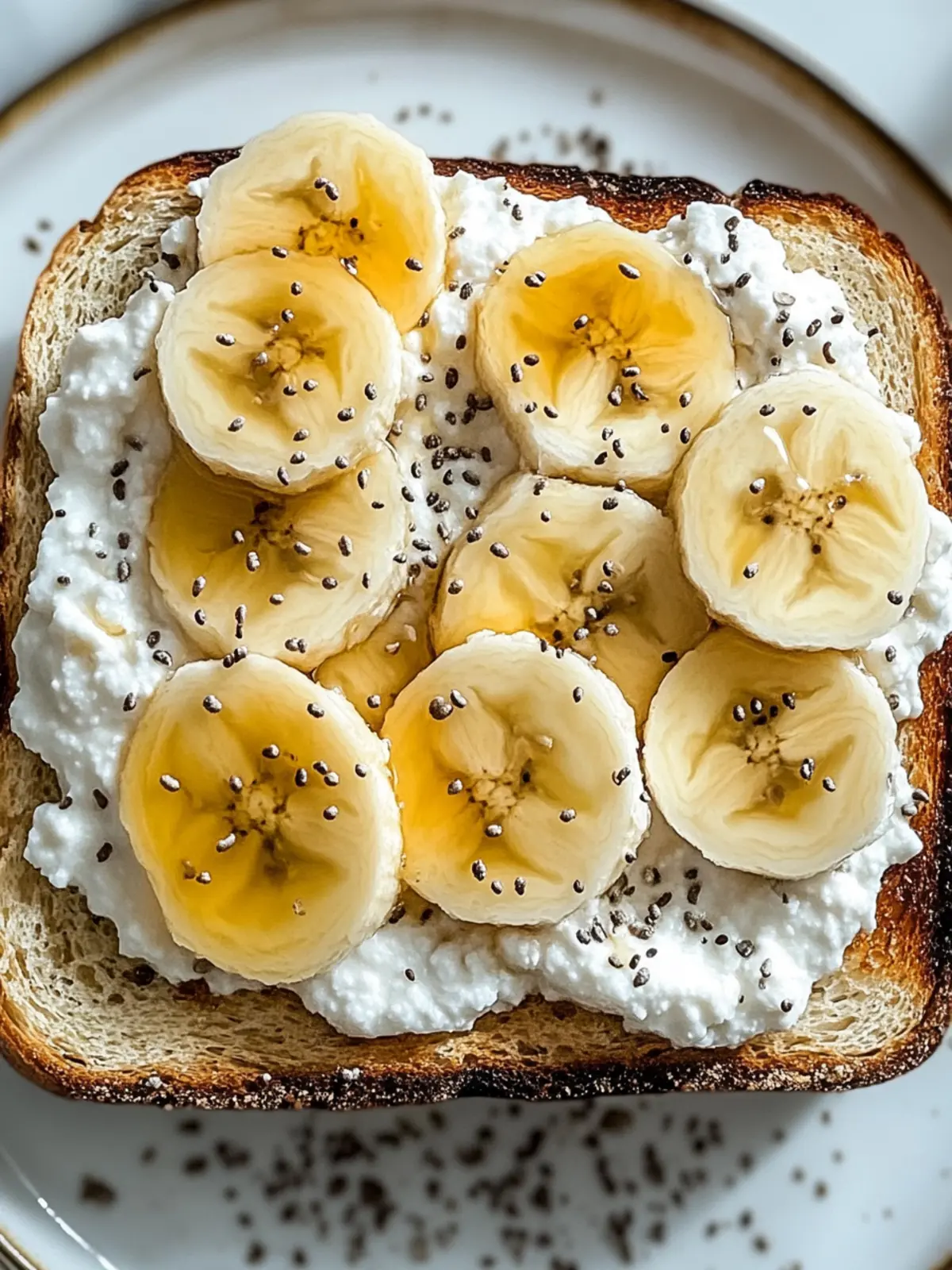 Delicious Cottage Cheese Banana Toast for a Quick Breakfast 2 Cottage Cheese Banana Toast