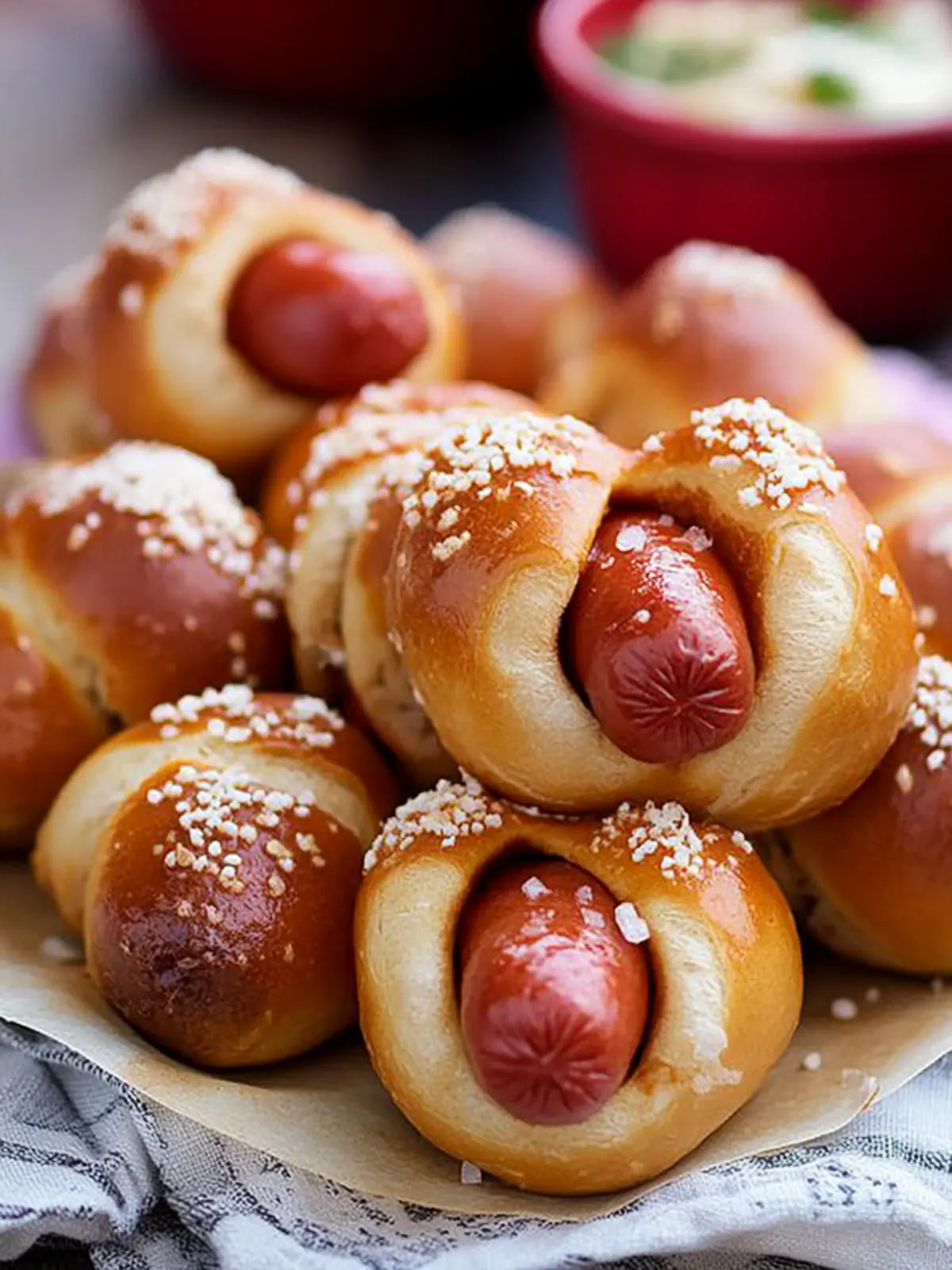 Irresistible Mini Pretzel Dogs: A Fun Twist on Comfort Food 2 Mini Pretzel Dogs
