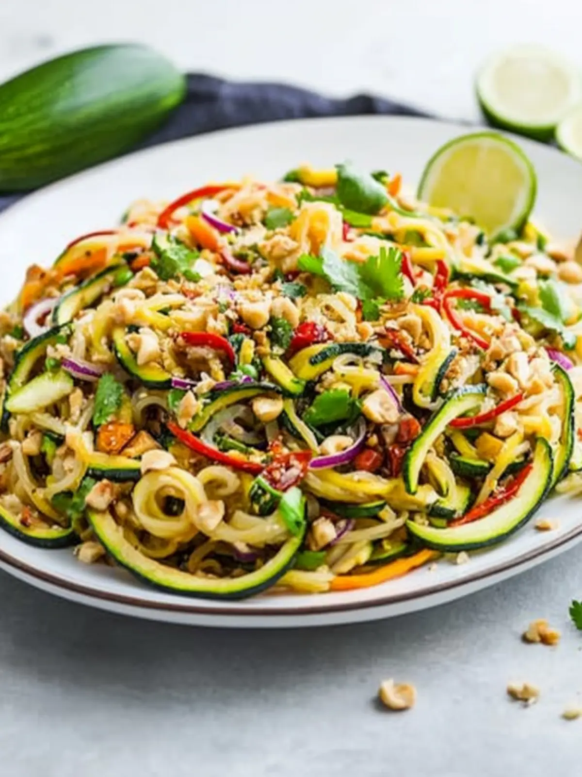 Zucchini Pad Thai: A Fresh Twist on a Classic Favorite 4 Zucchini Pad Thai