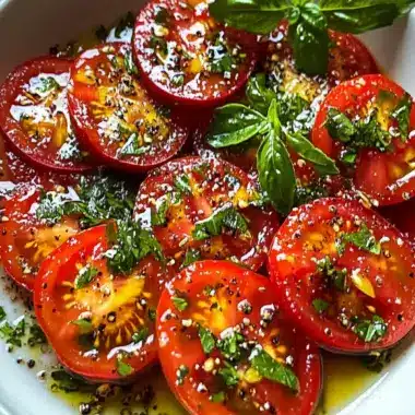 Delicious Herb-Infused Mediterranean Marinated Tomatoes Recipe 10 Herb-Infused Mediterranean Marinated Tomatoes