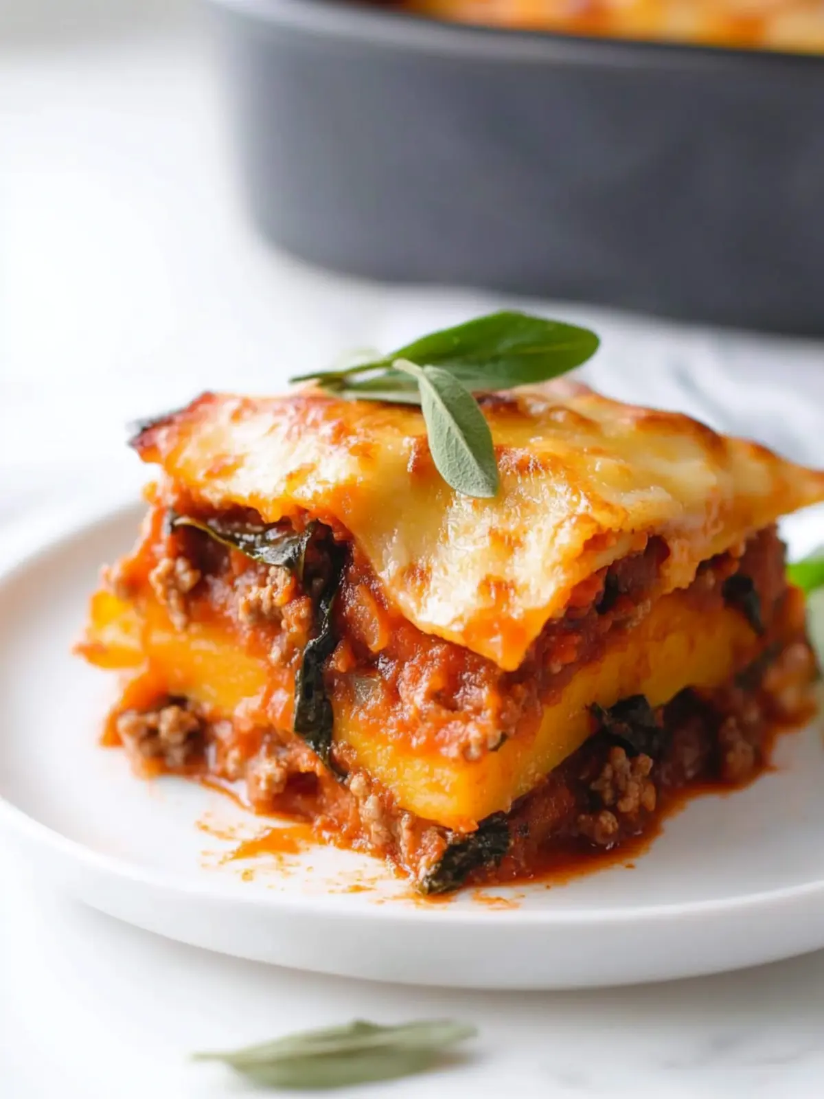 Irresistible Sweet Potato Lasagna with Ground Beef Delight 2 Sweet Potato Lasagna with Ground Beef