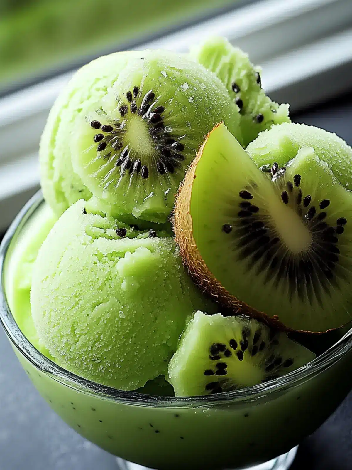 Delicious Kiwi Sorbet Recipe That Beats Any Store-Bought Treat 5 Kiwi Sorbet