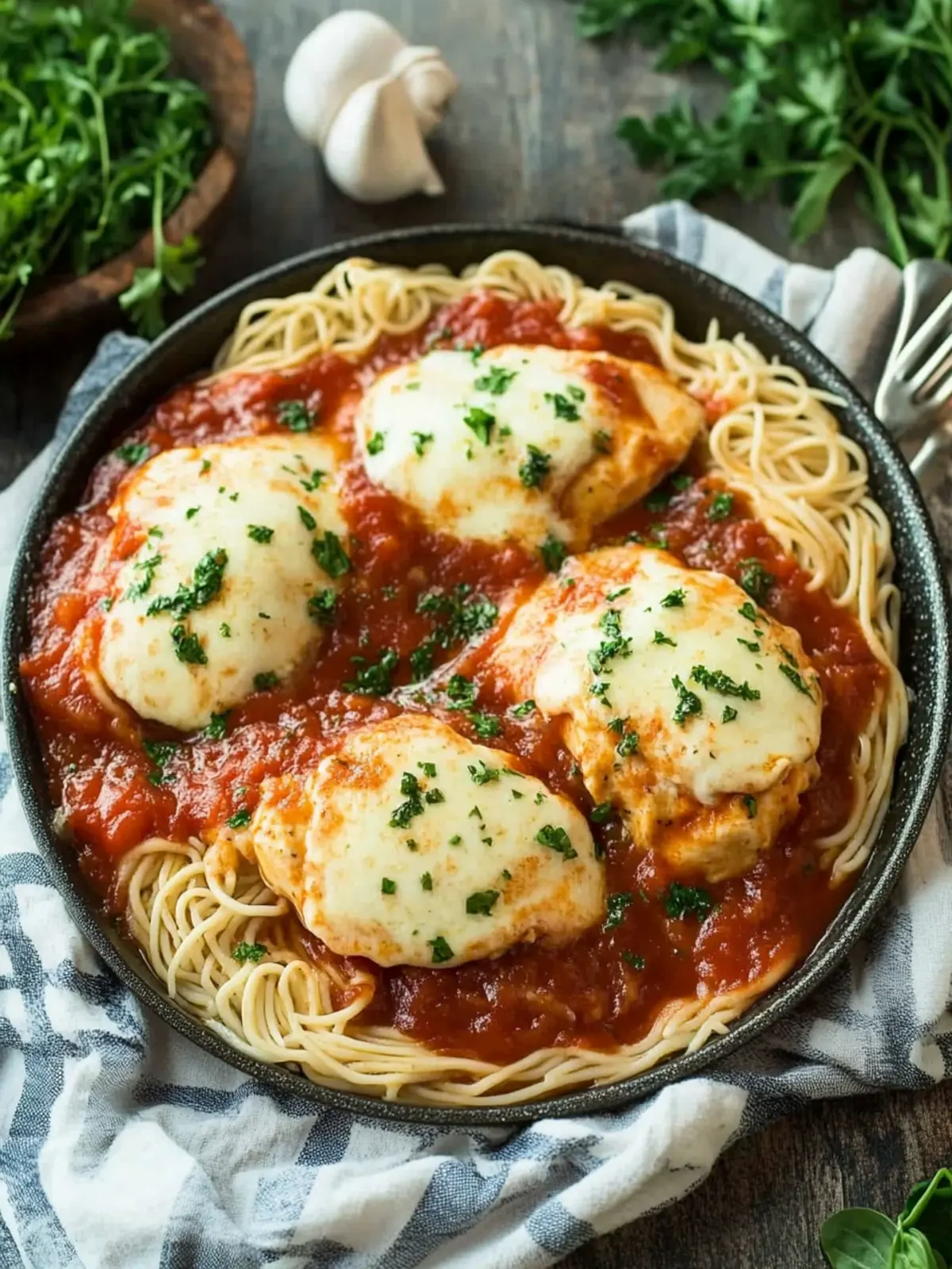 Savory Mozzarella Chicken Skillet in Just 15 Minutes! 5 Mozzarella Chicken Skillet
