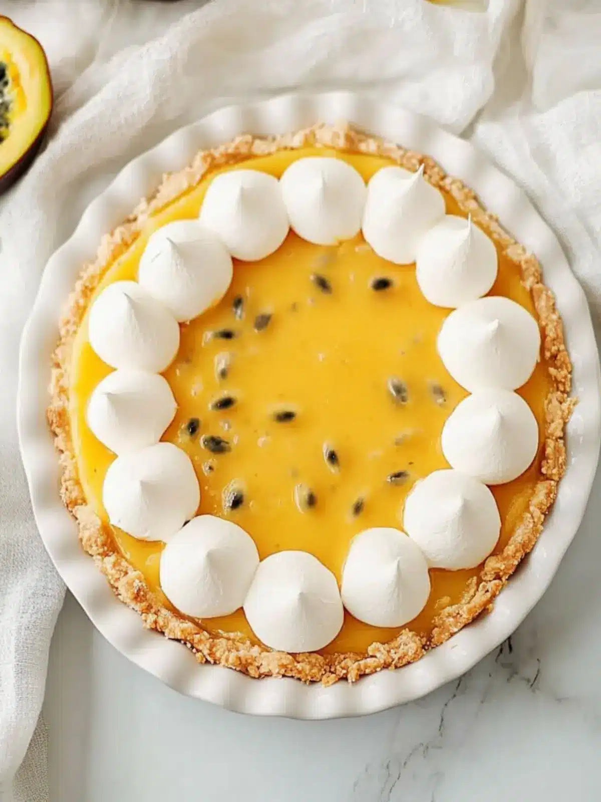 Delightful Passion Fruit Pie: A Tropical Escape at Home 3 Passion Fruit Pie