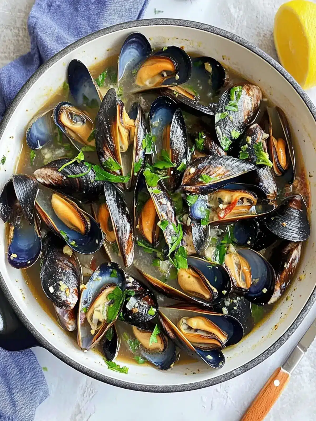 Mussels in Garlic Miso Broth: Your New Favorite Comfort Dish 3 Mussels in Garlic Miso Broth