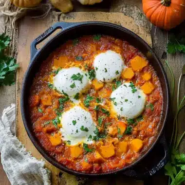 Savory Pumpkin Shakshuka: A Cozy Twist on Breakfast Classics 10 Pumpkin Shakshuka