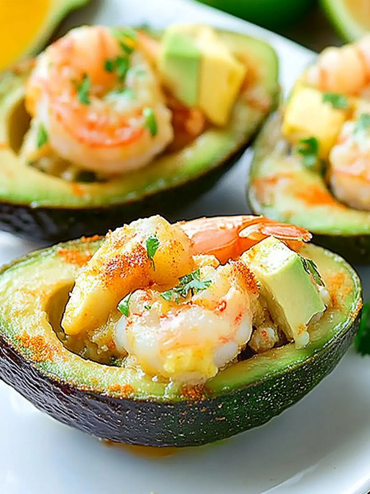 Baked Shrimp Stuffed Avocados: A Flavorful Twist You’ll Love 2 Baked Shrimp Stuffed Avocados