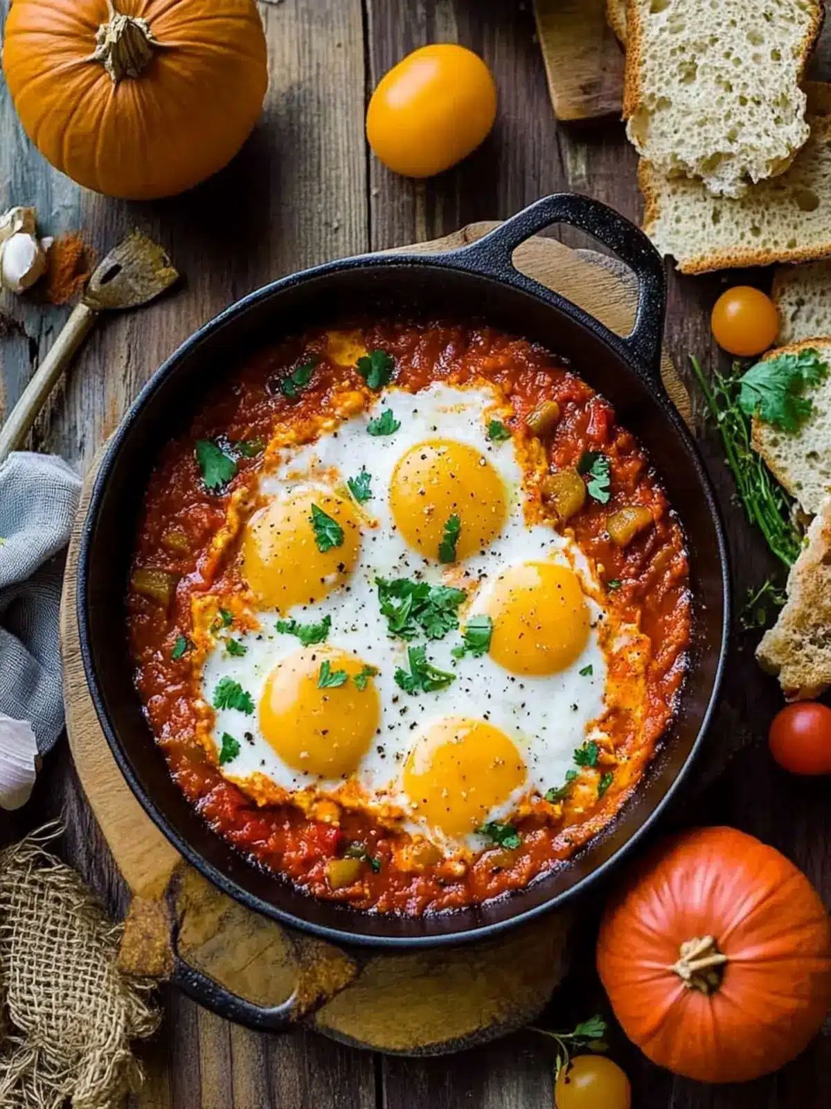 Savory Pumpkin Shakshuka: A Cozy Twist on Breakfast Classics 3 Pumpkin Shakshuka