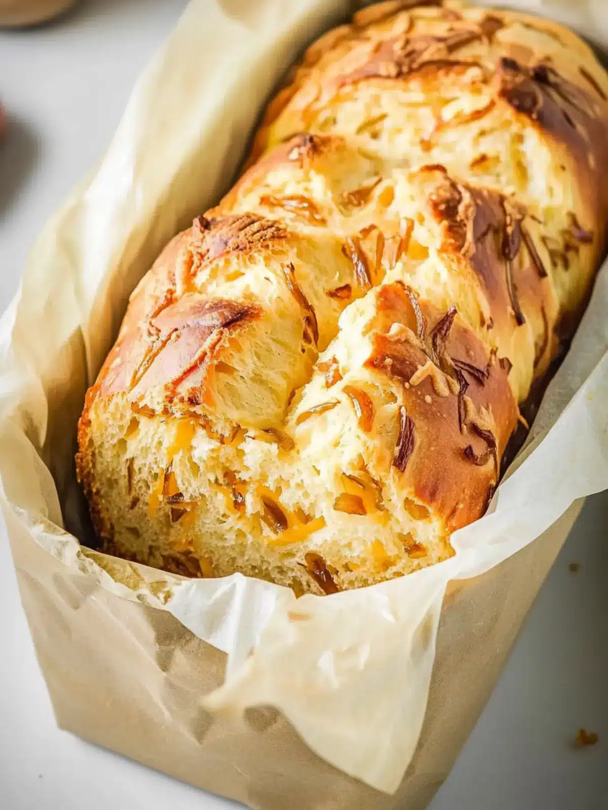 Caramelized Onion Cheddar Bread: Your New Comfort Food Delight 2 Caramelized Onion Cheddar Bread