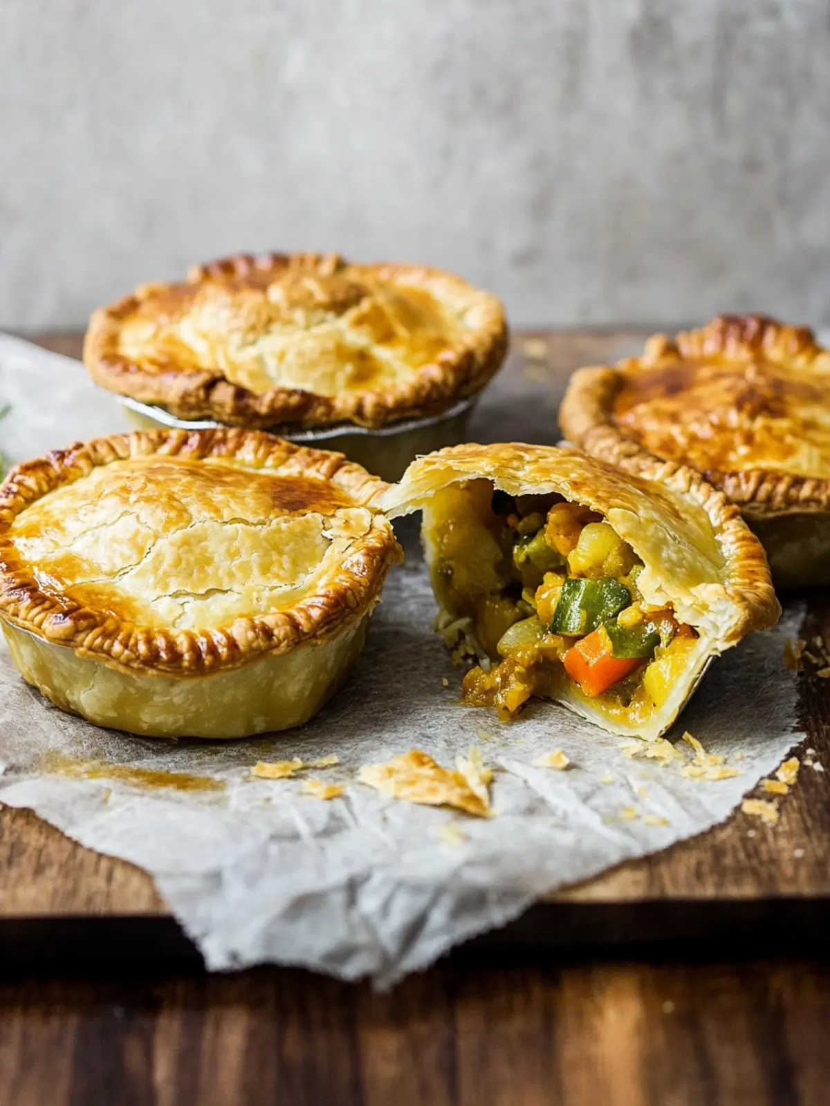 Irresistible Vegetable Curry Pies Perfect for Cozy Nights 4 Vegetable Curry Pies