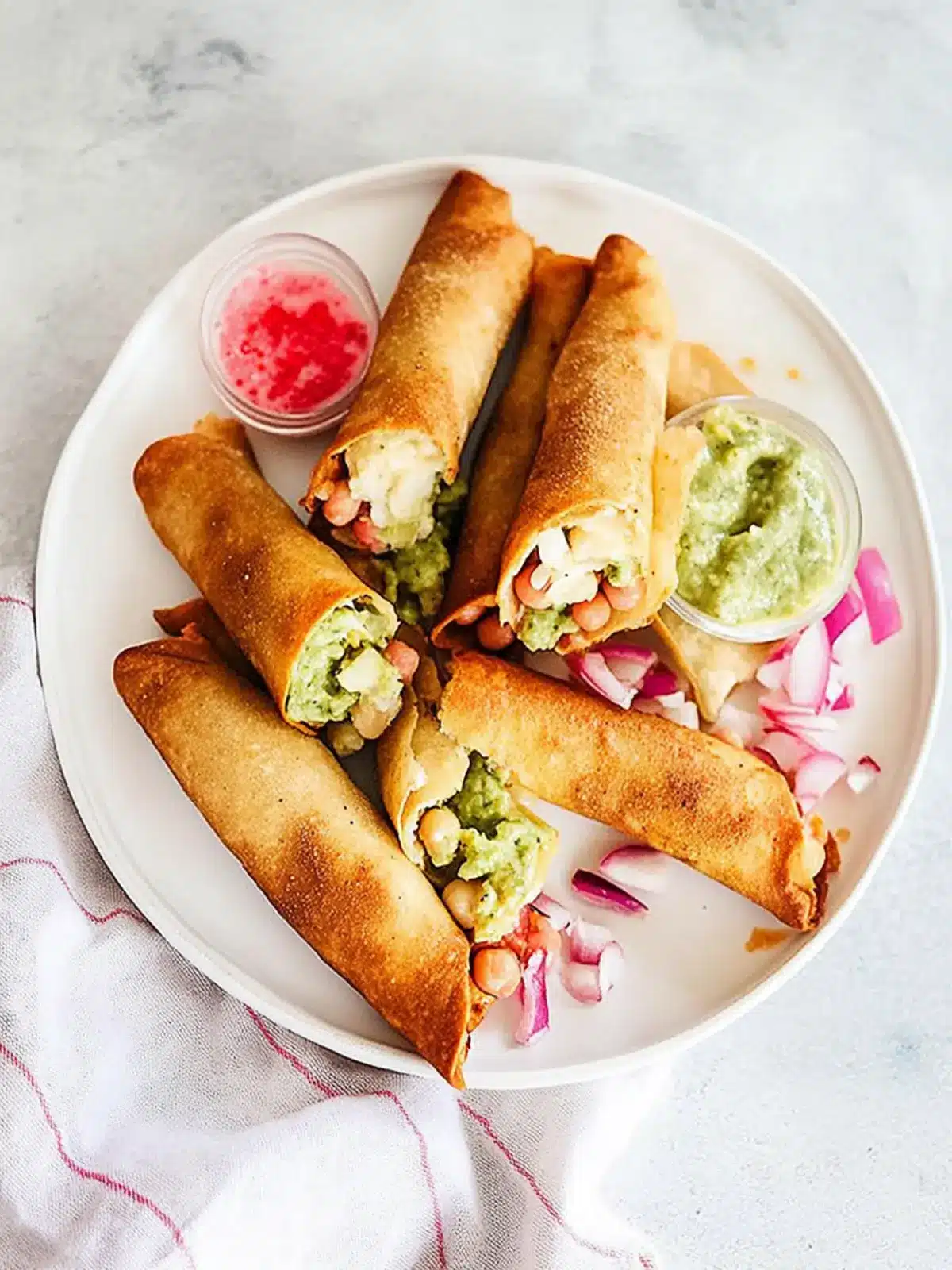 Crispy Green Chile Chickpea Taquitos You’ll Want Daily 5 Green Chile Chickpea Taquitos