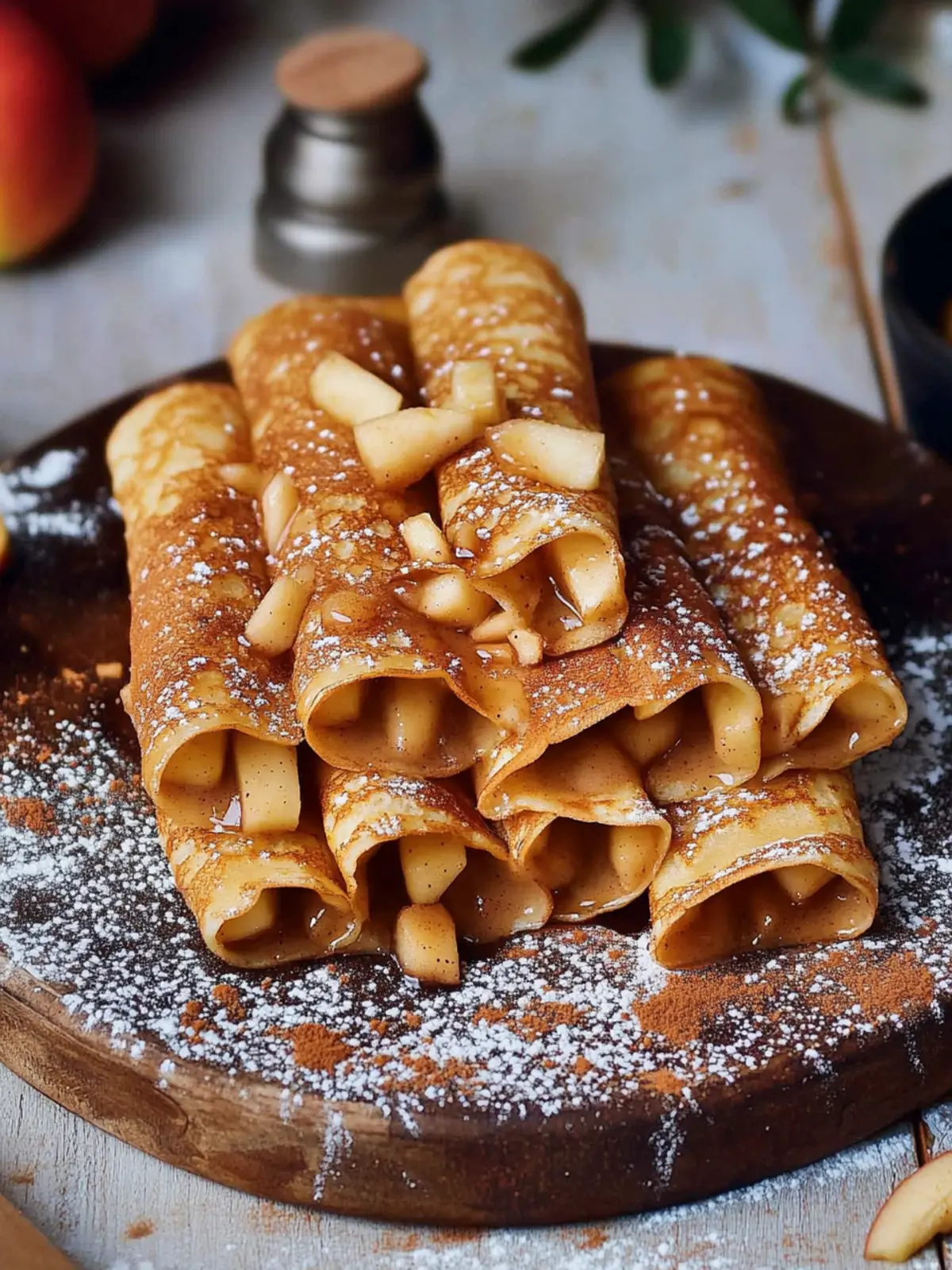 Mouthwatering Apple Crepes With Cinnamon You’ll Love to Make 4 Apple Crepes With Cinnamon