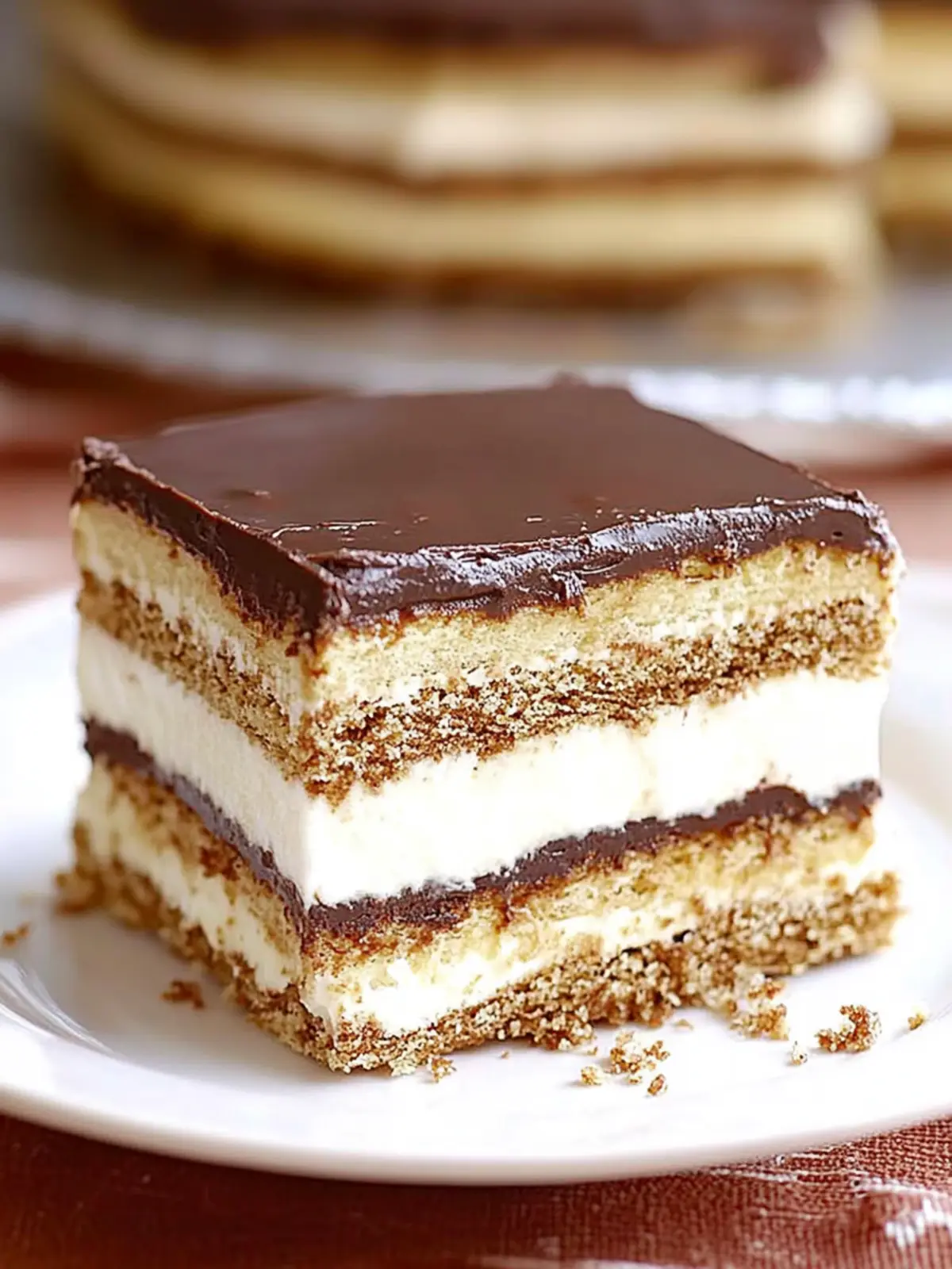 No Bake Chocolate Eclair Icebox Cake for Effortless Indulgence 5 No Bake Chocolate Eclair Icebox Cake