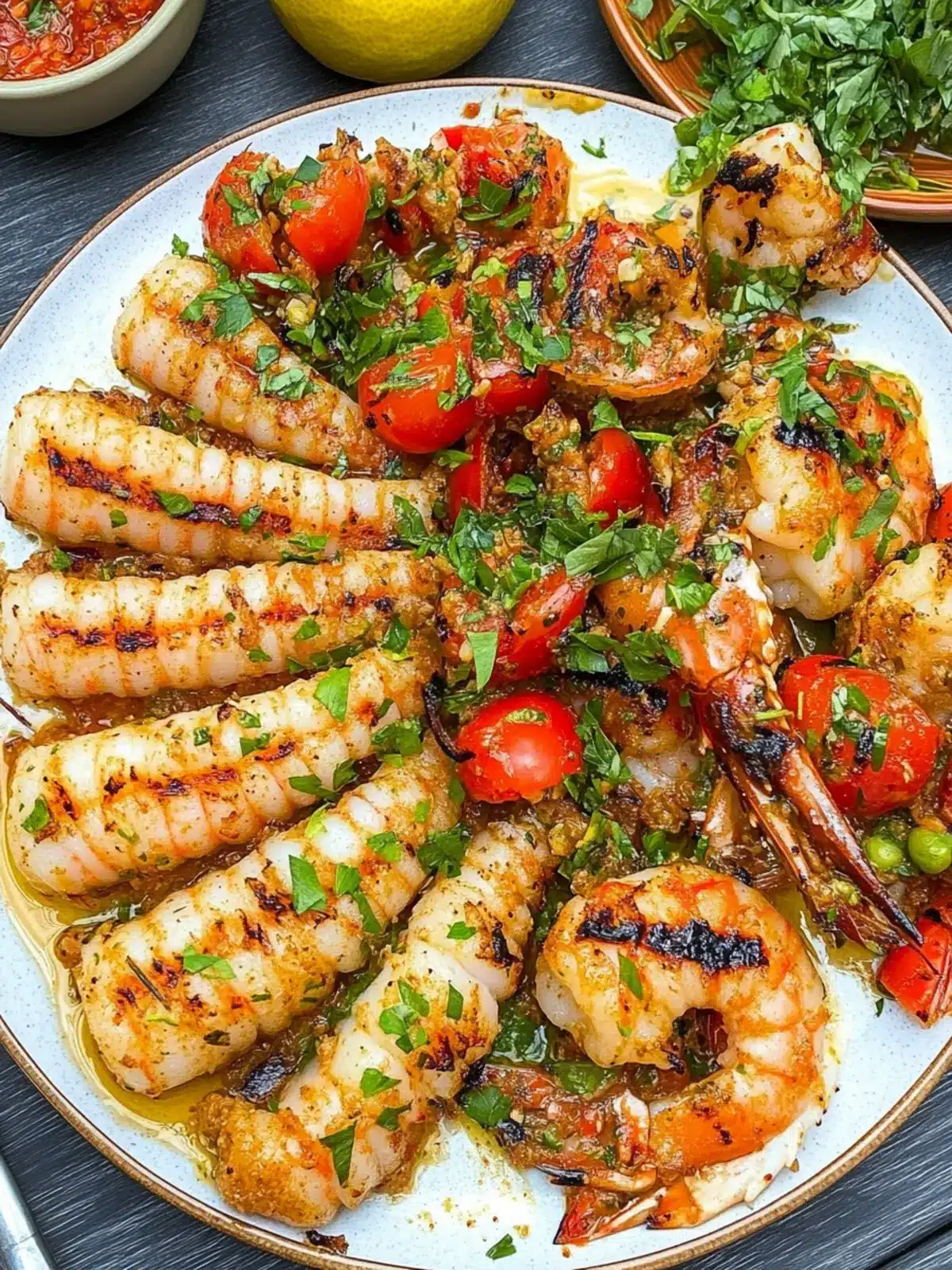 Savor the Sunshine: Mediterranean Grilled Shrimp and Calamari 4 Mediterranean Grilled Shrimp and Calamari