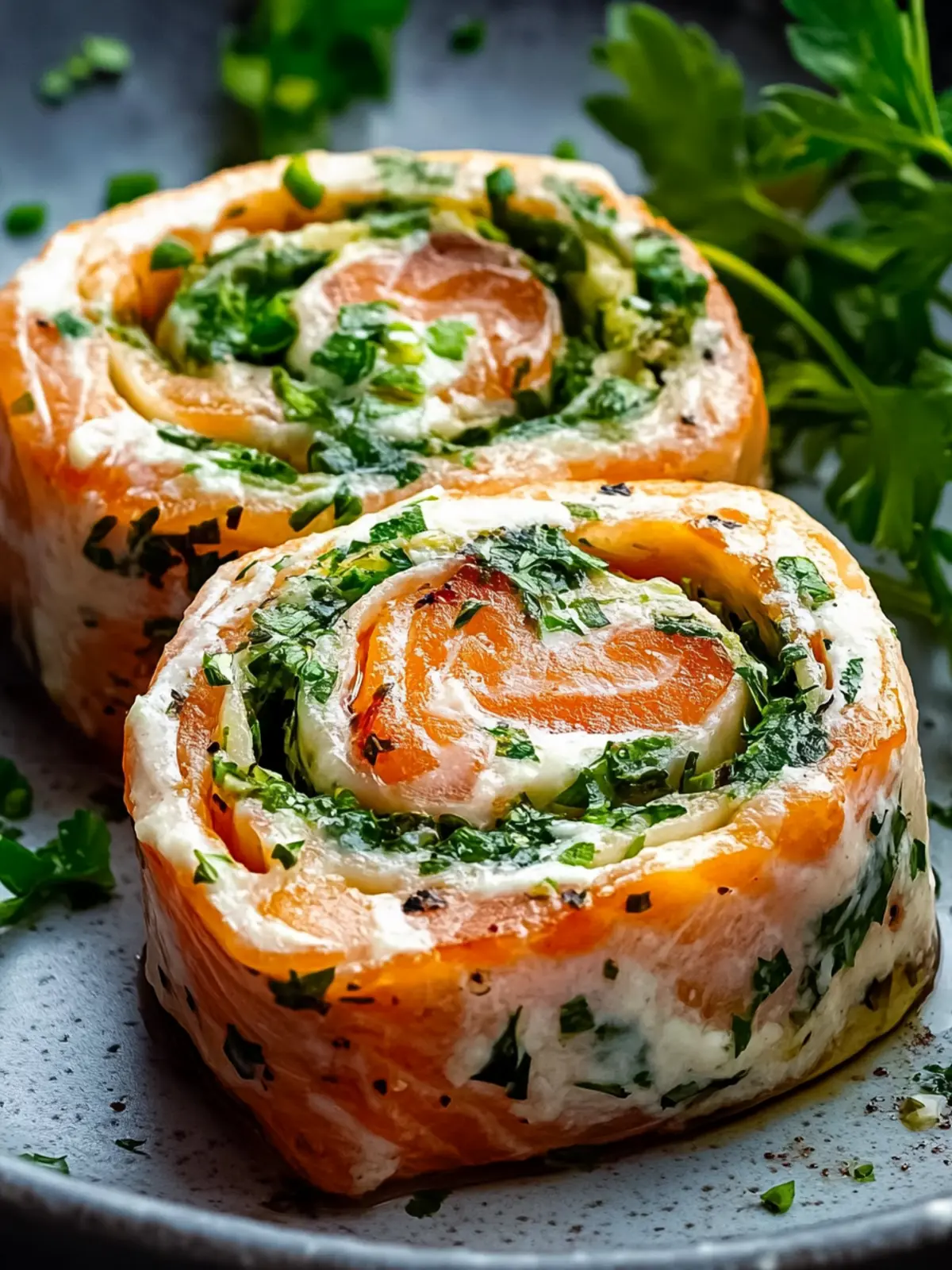 Delicious Stuffed Salmon Pinwheels for a Flavorful Dinner 2 Stuffed Salmon Pinwheels