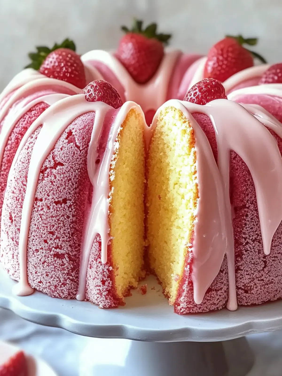 Irresistible Strawberry Milkshake Pound Cake to Sweeten Your Day 3 Strawberry Milkshake Pound Cake