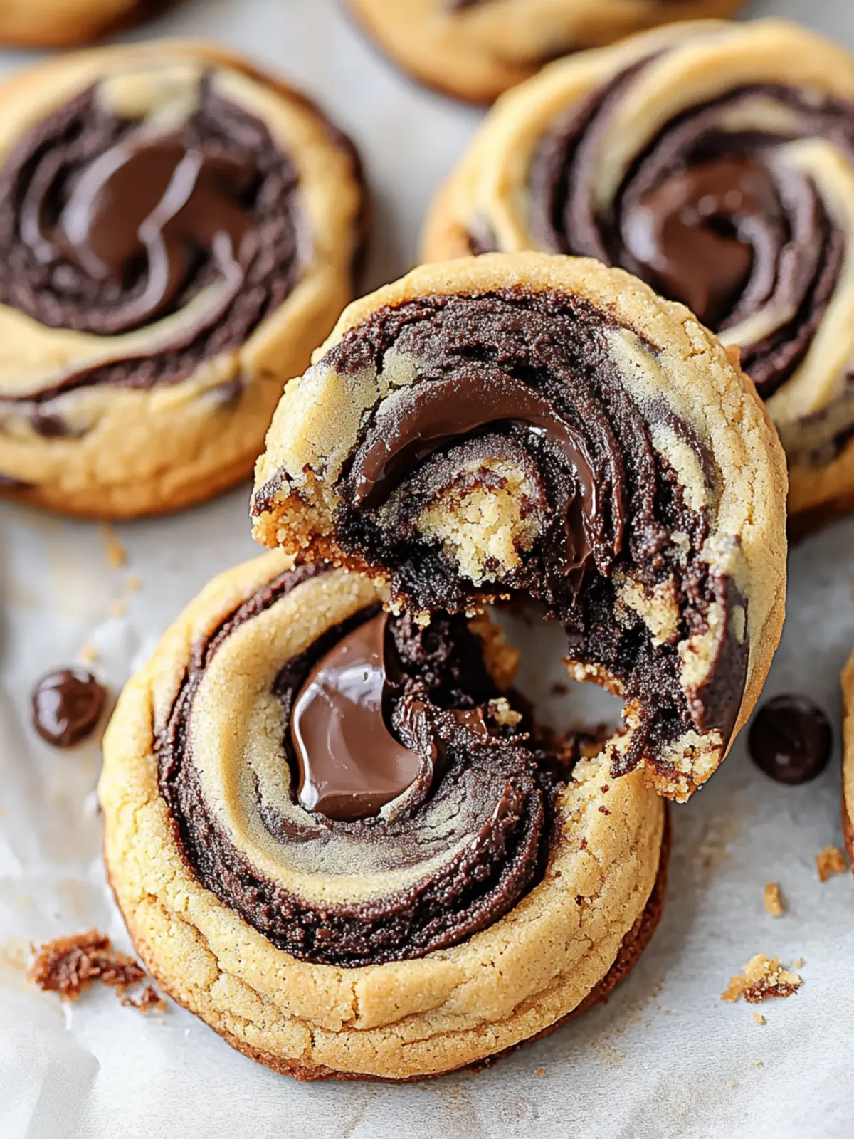 Peanut Butter Brownie Swirl Cookies That Melt in Your Mouth 2 Peanut Butter Brownie Swirl Cookies