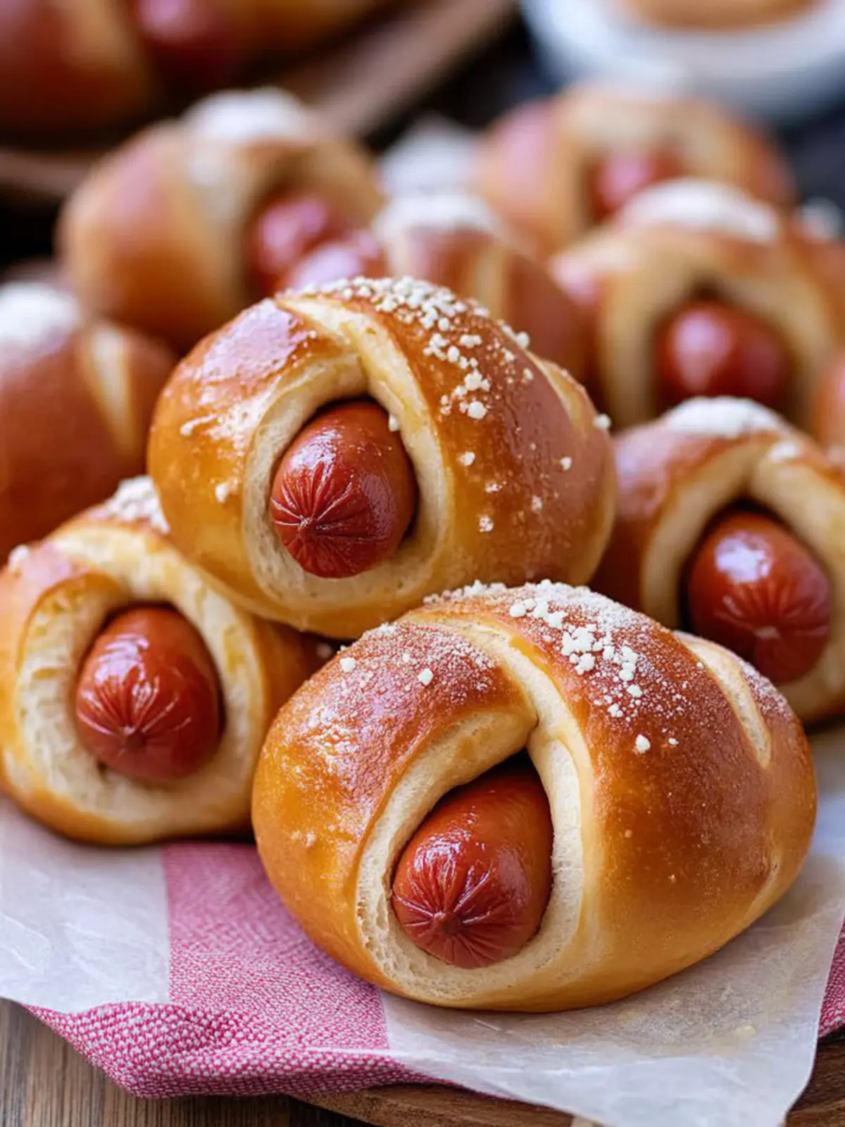Irresistible Mini Pretzel Dogs: A Fun Twist on Comfort Food 4 Mini Pretzel Dogs