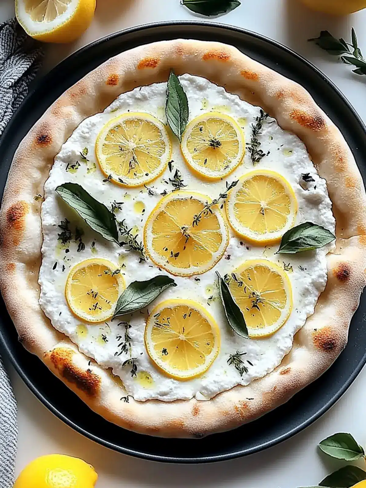 Zesty Lemon Pizza That'll Brighten Your Weeknight Dinner 2 Lemon Pizza