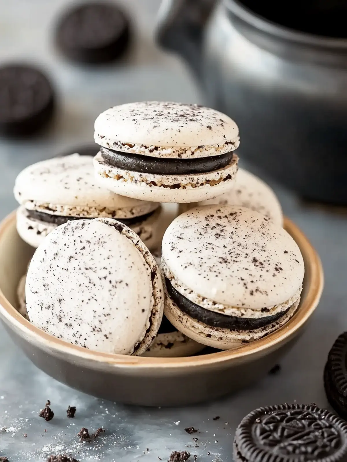 Decadent Oreo Macarons That Will Impress Your Guests 2 Oreo Macarons