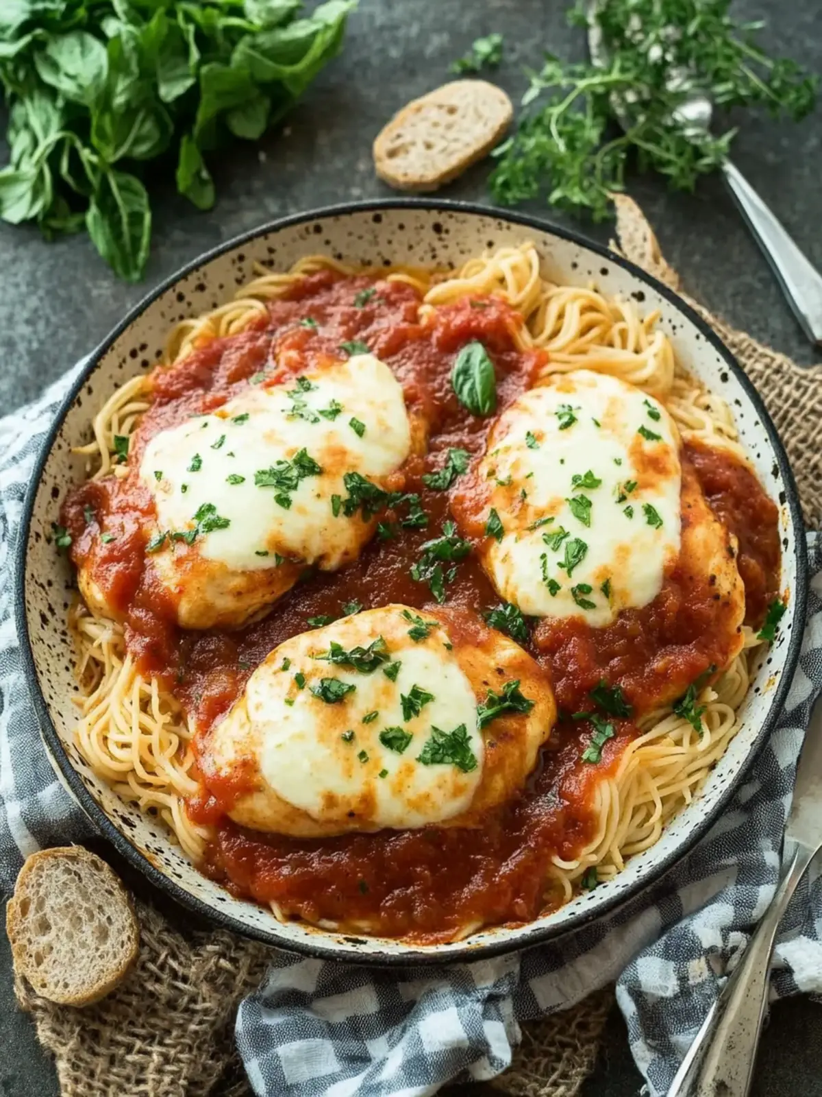 Savory Mozzarella Chicken Skillet in Just 15 Minutes! 2 Mozzarella Chicken Skillet