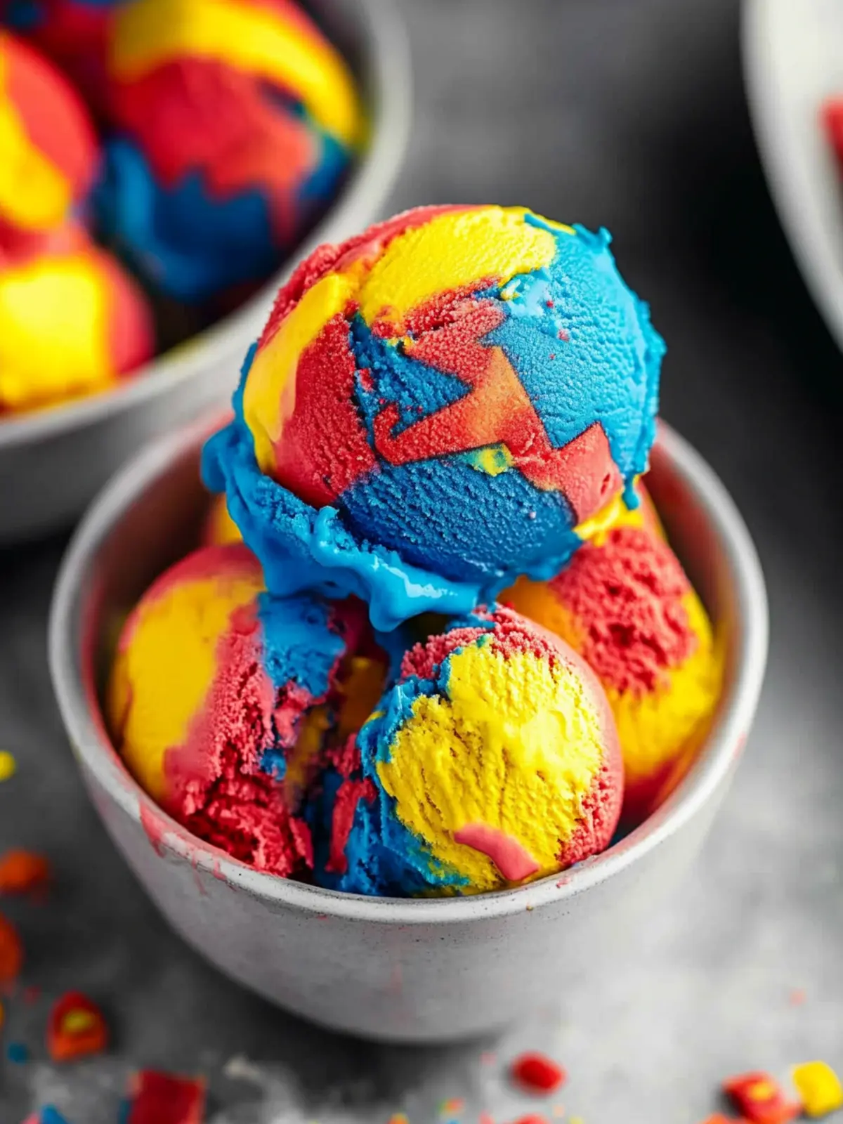 Vibrant Superman Ice Cream You Can Make Without Churning 4 Superman Ice Cream