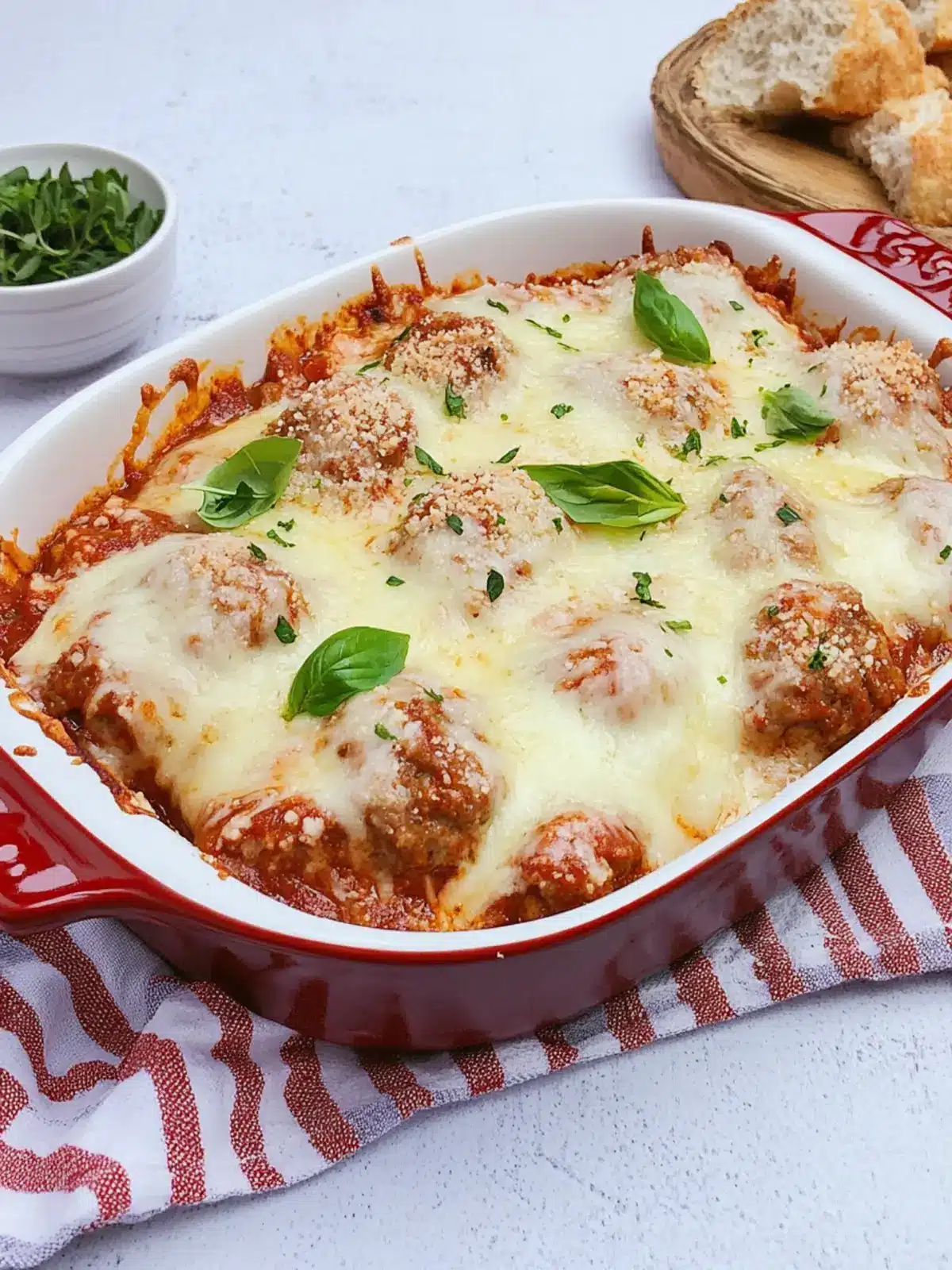 Savory Meatball Parmesan Casserole That'll Wow Your Taste Buds 2 Meatball Parmesan Casserole