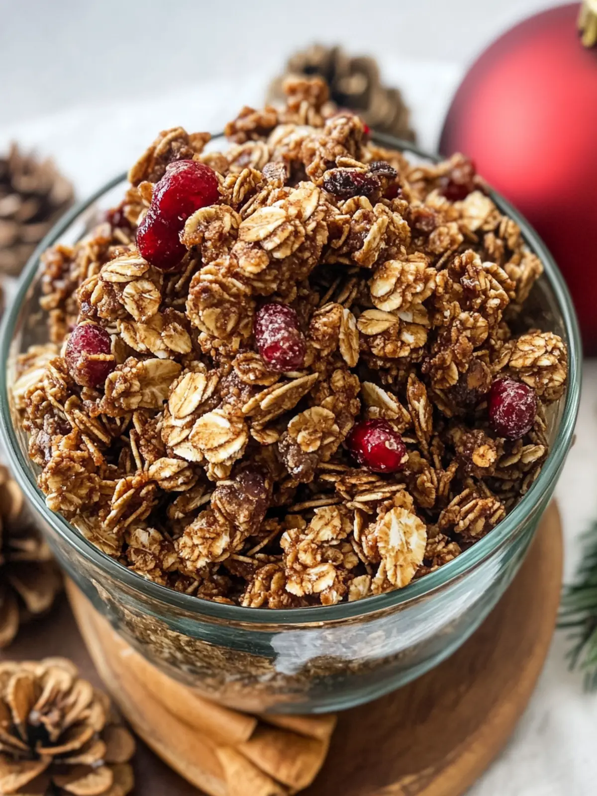 Festive Holiday Gingerbread Granola for Cozy Mornings 5 Holiday Gingerbread Granola