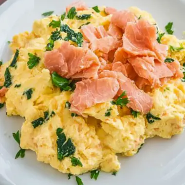 Delicious Scrambled Eggs with Smoked Salmon for Brunch Bliss 10 Scrambled Eggs with Smoked Salmon