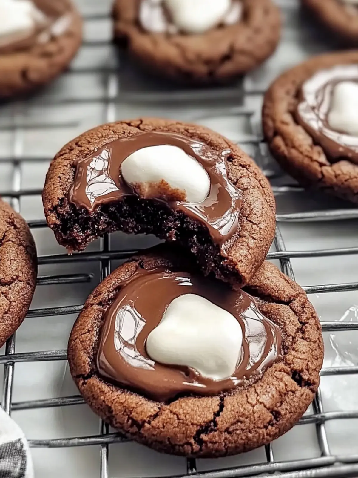 Indulge in Marshmallow Hot Cocoa Surprise Cookies Today 4 Marshmallow Hot Cocoa Surprise Cookies