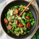 Savor Snow Peas with Chinese Sausage in Just 15 Minutes 13 Snow Peas with Chinese Sausage
