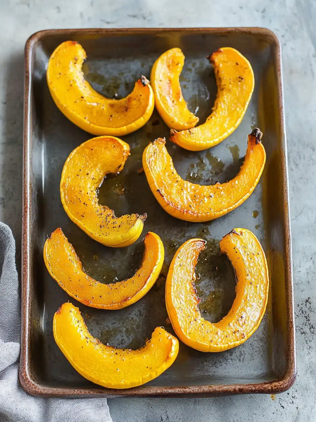 Savory Roasted Delicata Squash Half Moons You’ll Love 3 Roasted Delicata Squash Half Moons