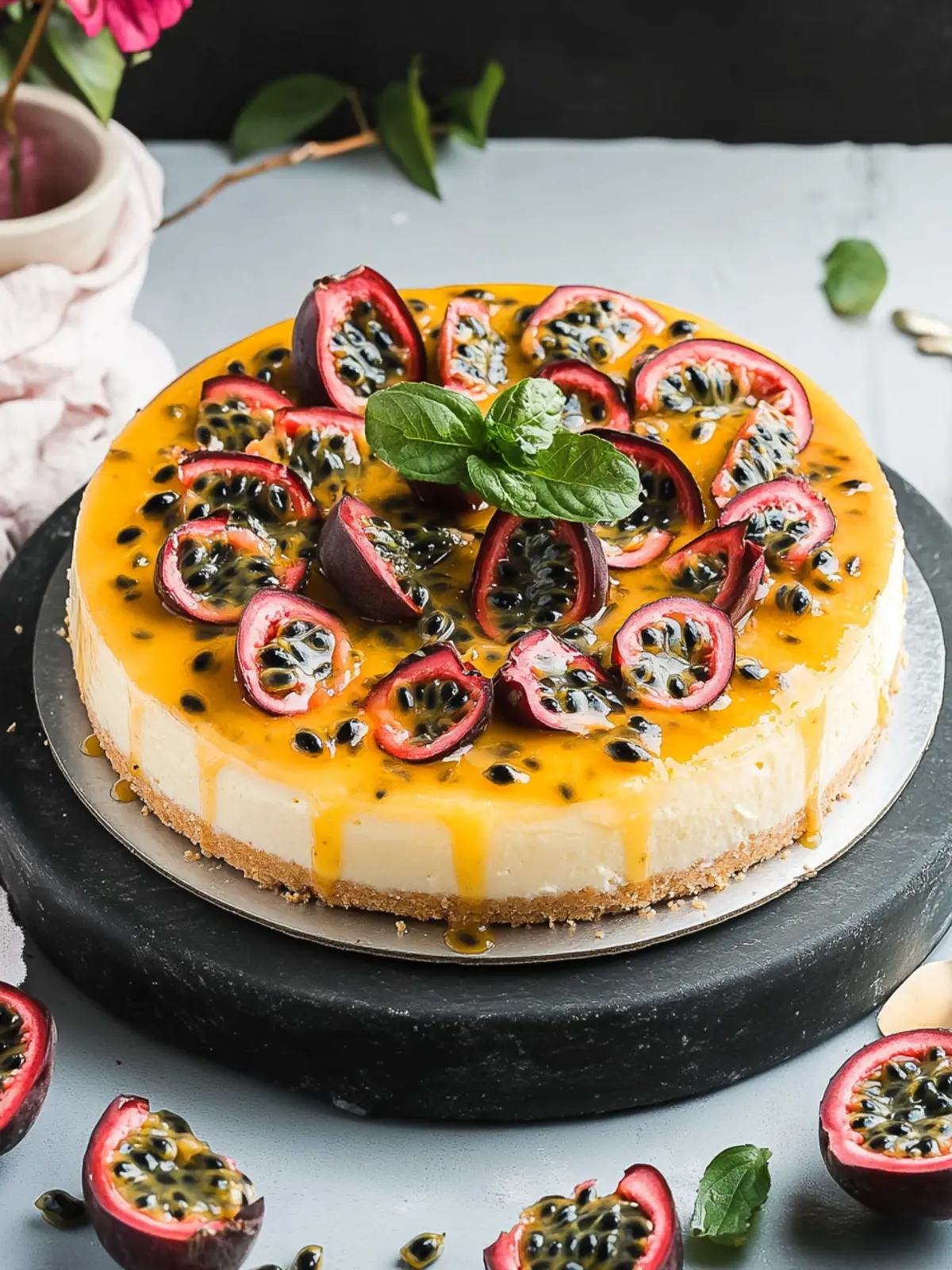 Mouthwatering Passion Fruit Cheesecake for Your Sweet Escape 4 Passion Fruit Cheesecake