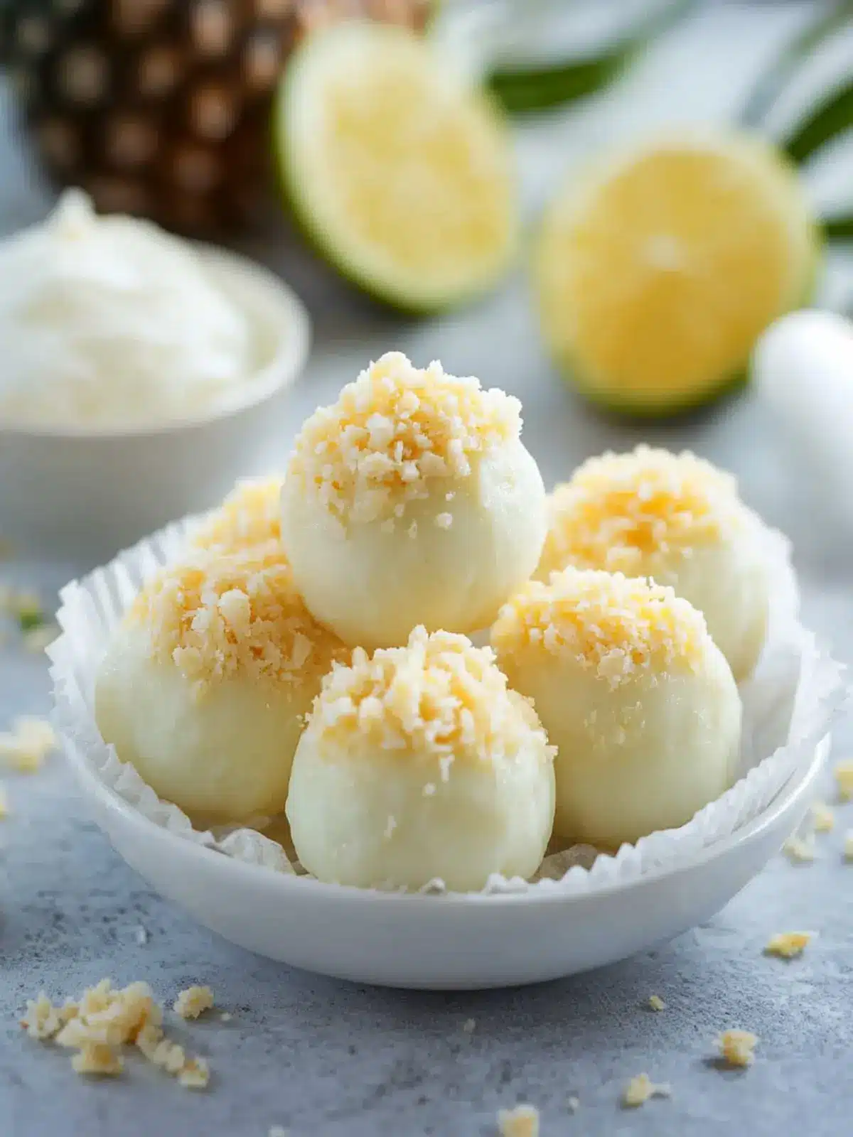 Delicious Piña Colada Truffles to Brighten Your Day 3 Piña Colada Truffles